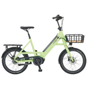 Prophete Urbanicer 3.0 Kompakt E-Bike 20 Zoll – AEG ComfortDrive II Mittelmotor 70Nm – 360Wh Akku Shimano Nexus 7-Gang – Grün (RH 46 cm)