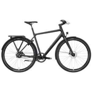 ROSE Black Lava 3 Trekkingbike – Rohloff Speedhub 14-Gang Gates Carbon Drive Carbon-Gabel – Schwarz / Matt Mocha