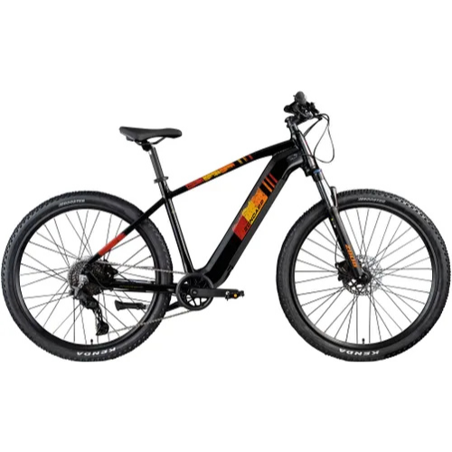 Zündapp Z808 E-Mountainbike 29 Zoll – Ananda Hinterradmotor 50Nm – 550Wh Akku Shimano Deore 10-Gang – Schwarz / Orange (RH 50 cm)