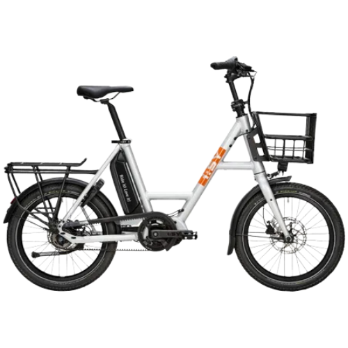 i:SY E5 CX Premium Kompakt E-Bike 20 Zoll – Bosch Performance Line CX 85Nm – 400Wh Akku Gates CDX Riemen 5-Gang – ice silver